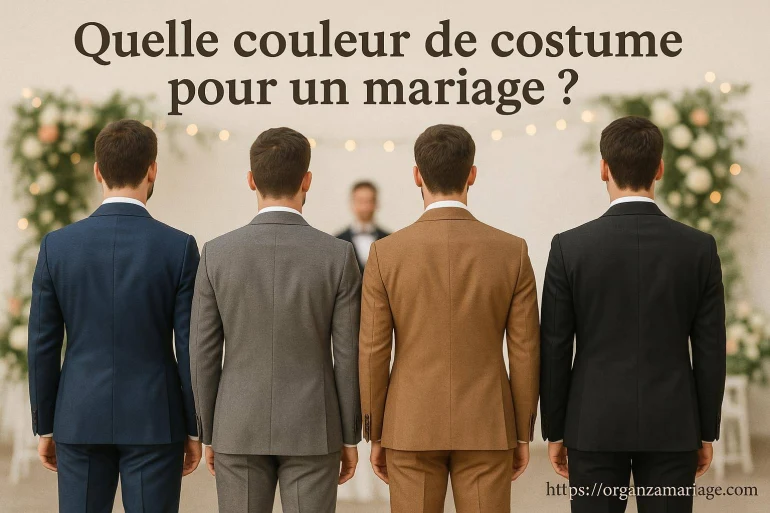 Quelle couleur de costume choisir pour un mariage ?