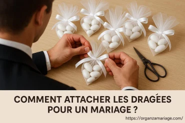 Comment attacher les dragées pour un mariage ?