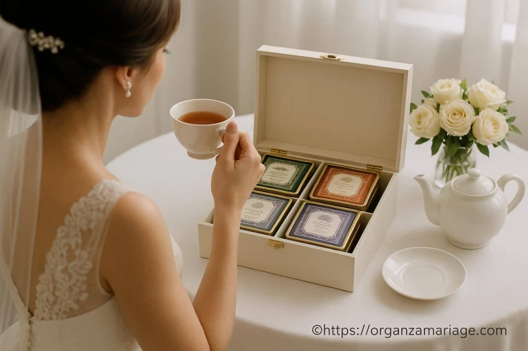 Coffret de thés rares : une pause nuptiale raffinée pour votre mariage