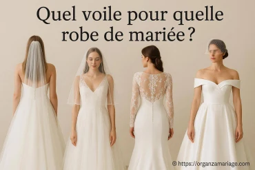 Quel voile choisir selon votre robe de mariée ?