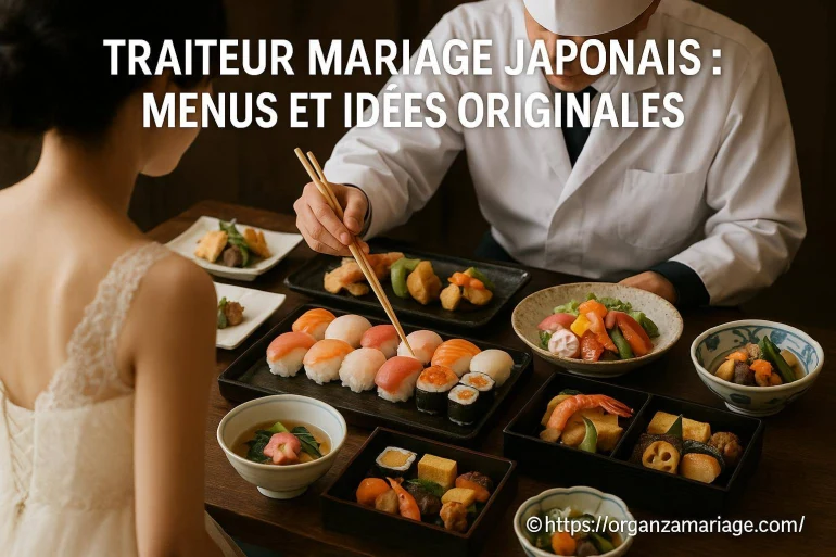 Traiteur mariage japonais : menus authentiques et idées originales
