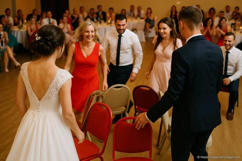 Jeu chaise musicale mariage : comment organiser et varier ce moment convivial ?