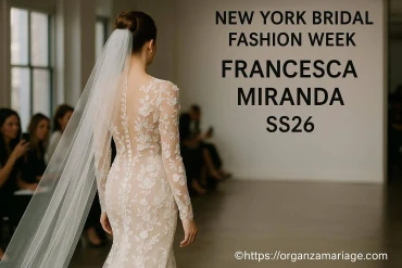 New york bridal fashion week et la collection ss26 de francesca miranda
