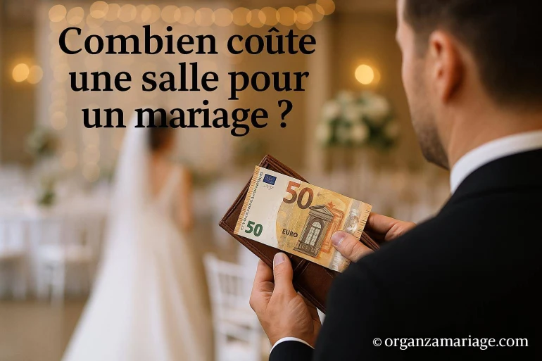 Combien coûte une salle pour un mariage ?