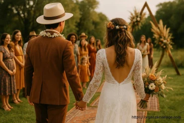 Ambiance bohème pour votre cortège de mariage : idées et inspirations