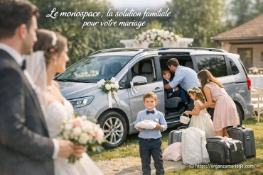 Le monospace, la solution idéale pour un mariage en famille