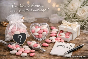 Combien de dragées dans un ballotin de mariage ?