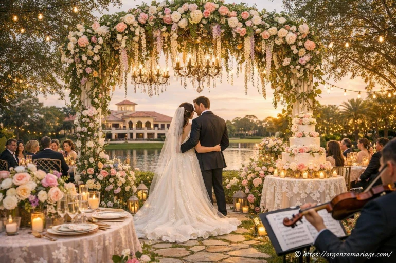 Un mariage d’inspiration jardin au boca raton country club