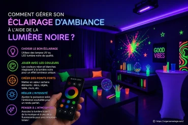 Comment gérer son éclairage d'ambiance à l'aide de la lumière noire pour un mariage réussi ?