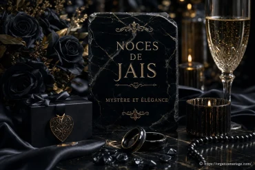 Noces de jais : célébrer 10 ans de mariage avec mystère et élégance