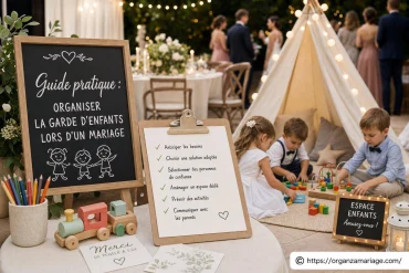 Guide pratique : organiser la garde d’enfants lors d’un mariage