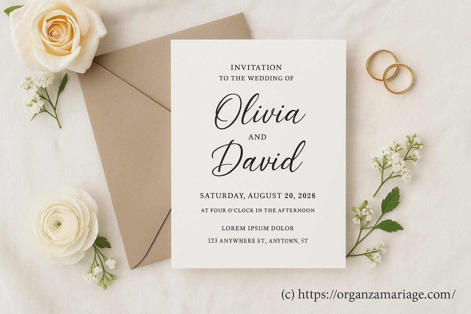 Cartes & Faire-Parts de Mariage