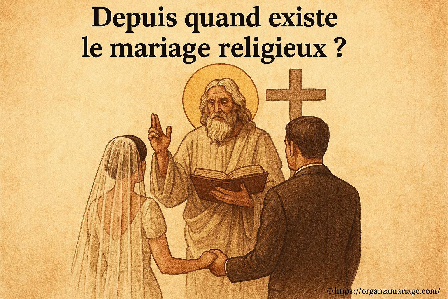 Depuis quand existe le mariage religieux ?