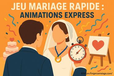 Jeu mariage rapide : quelles animations express pour divertir vos invités ?