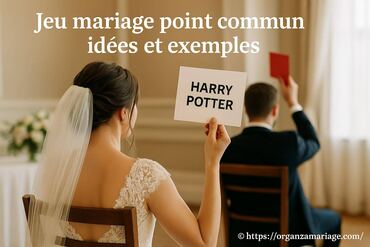 Jeu mariage point commun : idées originales pour animer votre réception