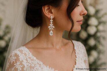 Boucles dâoreilles pendantes pour mariage : quelles inspirations choisir ?