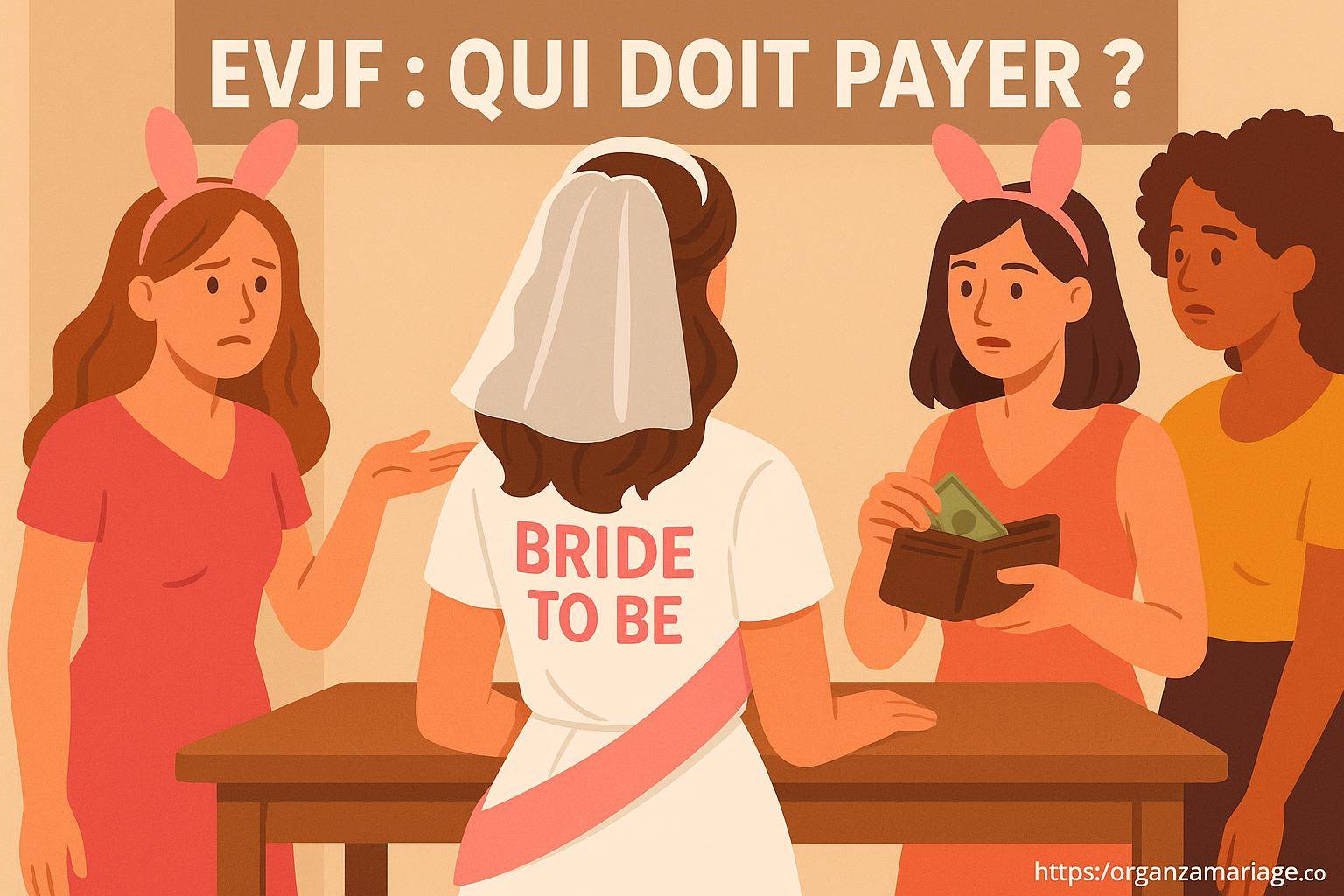 Evjf : qui doit payer les différentes dépenses ?