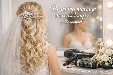 Brushing mariage cheveux longs : guide complet pour un look parfait
