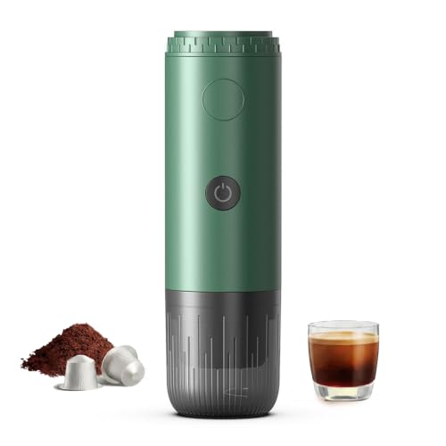 Covva Cup Machine à Expresso Portable 19 Bars - Capsules & C