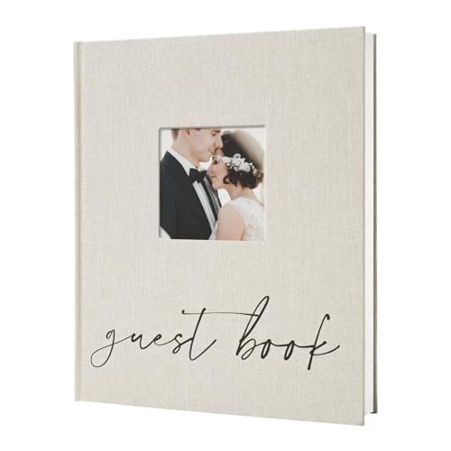Vienrose Livre dor de mariage Polaroid avec couverture en li