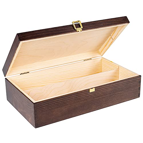 Creative Deco Boîte Caisse à Vin en Bois Marron | Cadeau Vin