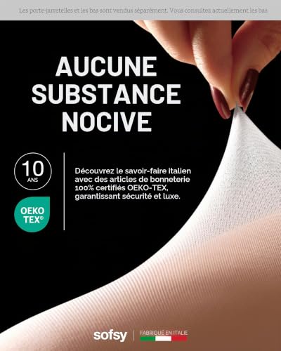 sofsy sofsyCollant Femme Transparent/Bas Femme - Bas pour Po