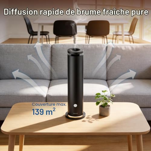 Diffuseur dHuiles Essentielles sans Eau, Starter Kit 5 Huile