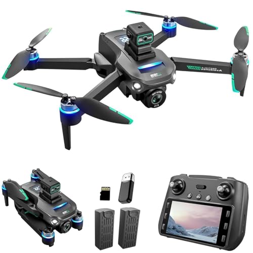 OBEST Drone GPS Avec Caméra 1080P Moteur Brushless,Télécomma