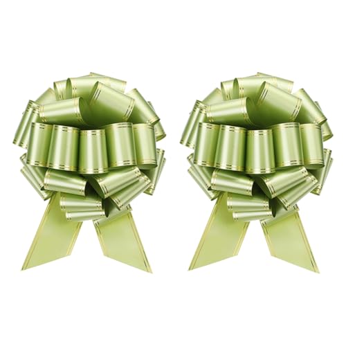 QUARKZMAN 2Pcs 40cm Gros Noeud Cadeau Décoration Voiture Mar