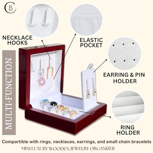 Cokos Box Boîte à bijoux personnalisée pour femme, boîte à b