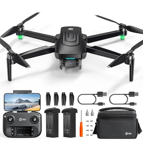 Holy Stone Drone GPS avec caméra 4K EIS pour adultes, quadro