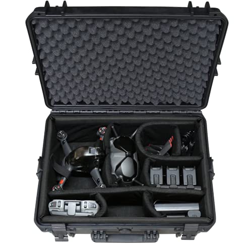 Mallette et Sac à dos pour drone DJI FPV avec hélices montée