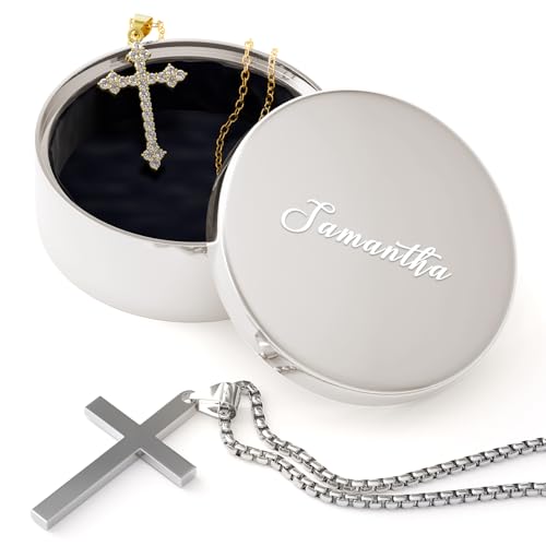 iDIY Boîte à Bijoux Personnalisée - Cadeau Naissance Baptême