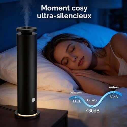 Diffuseur dHuiles Essentielles sans Eau, Starter Kit 5 Huile
