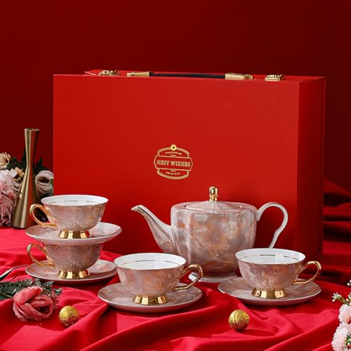 FOTN Lot de 4 tasses à café pour jeunes mariés, cadeaux de m