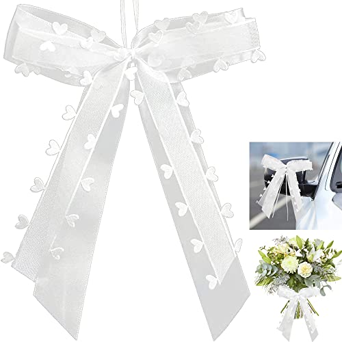 WEIWUXIAN Noeud Blanc Decoration, 30 Pièces Décoration de Vo