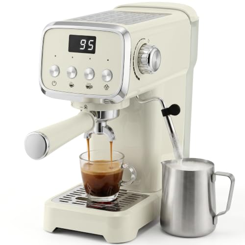 HOMCOM Machine à Expresso avec Buse Vapeur à Mousse de Lait 