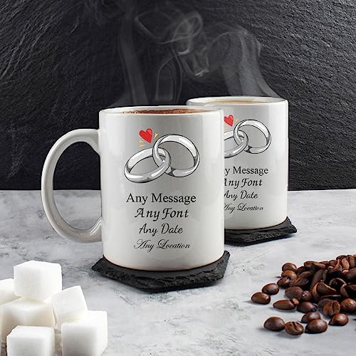 Ensemble de tasses personnalisées pour elle et lui - Cadeau