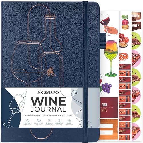Clever Fox Journal de vin pour dégustation de vin - Journal 