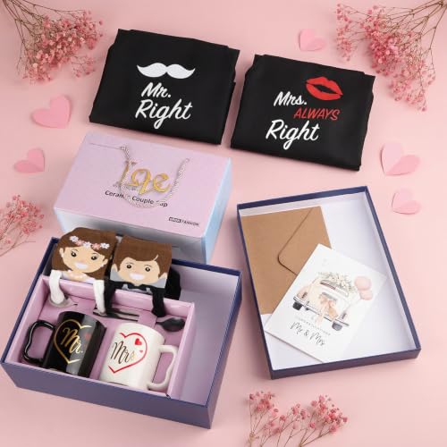 Bztzhm Lot de 11 cadeaux de mariage pour couple de mariés, 2