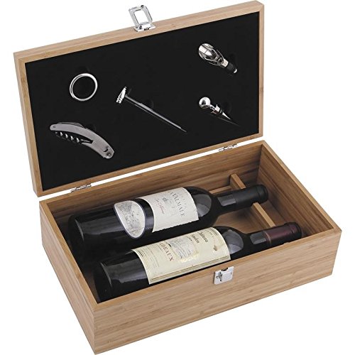 AUBRY GASPARD - Coffret 2 Bouteilles Vin avec Accessoires - 