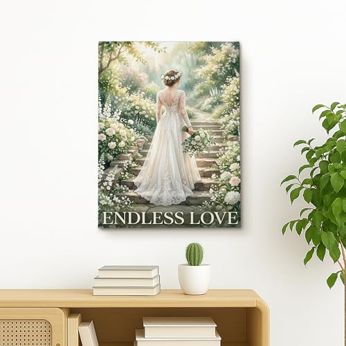 Toile murale « Happiness Wedding Season » pour salon, salle 