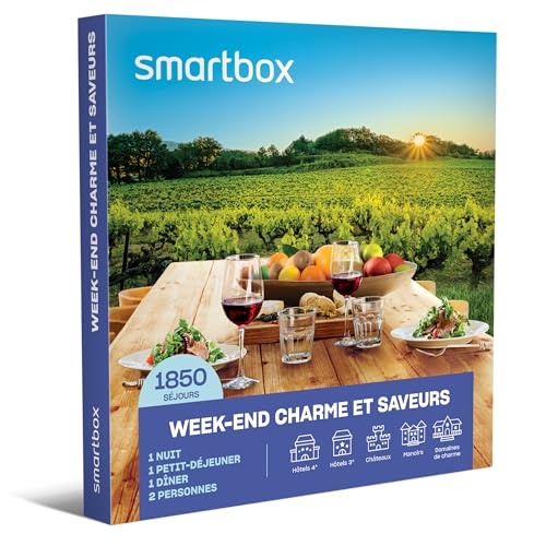 Smartbox - Coffret cadeau Week-end charme et saveurs - Idée 