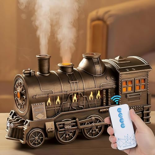 Train Diffuseur dHuiles Essentielles, 300ML Humidificateur d