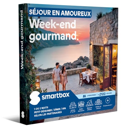 Smartbox - Coffret cadeau Week-end gourmand en amoureux - Id