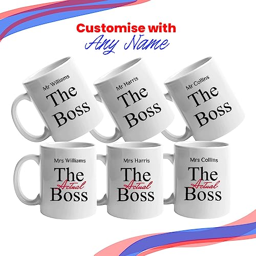 Ensemble de tasses personnalisées pour elle et lui - Cadeau 