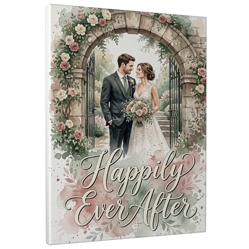 Toile murale « Happiness Wedding Season », 40,6 x 50,8 cm, d