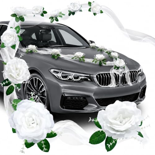 OMJMYY Kit Décoration Voiture Mariage Déco de Voiture de Mar