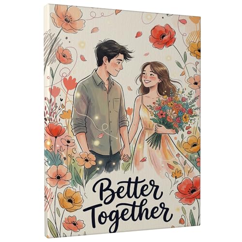 Toile murale « Happiness Wedding Season », 40,6 x 50,8 cm, d