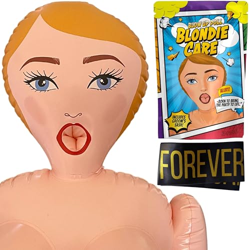 Poupée Gonflable Femme Nue avec Écharpe Future Marié - EVG H